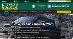 Desktop Screenshot of e-zwayautosales.com